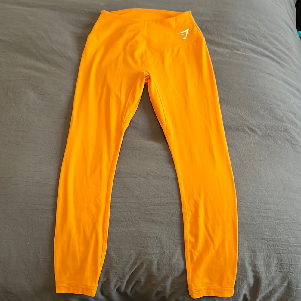 Gymshark Orange Training Day Leggings